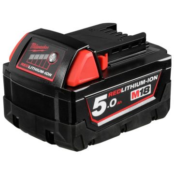 Milwaukee M18B5 18V / 5.0 Ah Li-Ion Ersatzakku akumulators