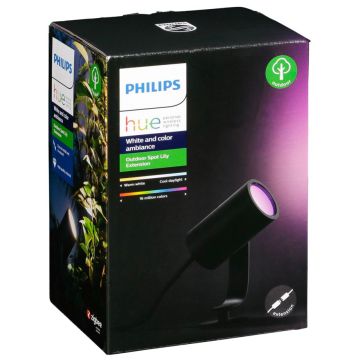 Philips Hue Lily LED 1lmp. Spot Extension melns