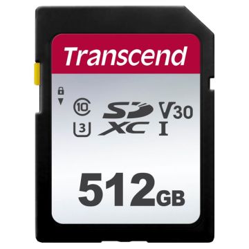 Transcend SDXC 300S 512GB Class 10 UHS-I U3 V30