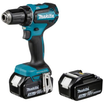 Makita DDF485RTJ 2x 3.0 Ah 18V bezvadu Urbis