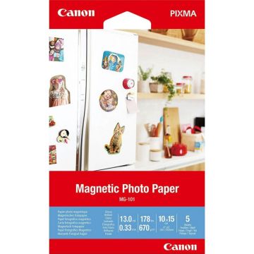 Canon MG-101 10x15cm Magnetic Photo Papīrs 5 loksnes