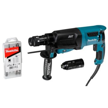 Makita HR2631FT13 kombinētais urbis alumīnija korpusā