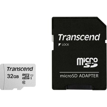 Transcend microSDHC 300S-A 32GB Class 10 UHS-I U1