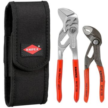 Knipex Mini Knaibles kompl. in belt tool pouch 2 gab.