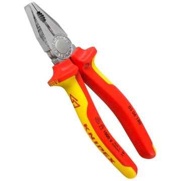 Knipex Combination Knaibles hromēts, insulated 180mm