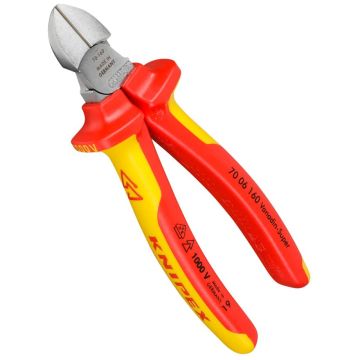Knipex Diagonal Cutter chrome plated 160 mm