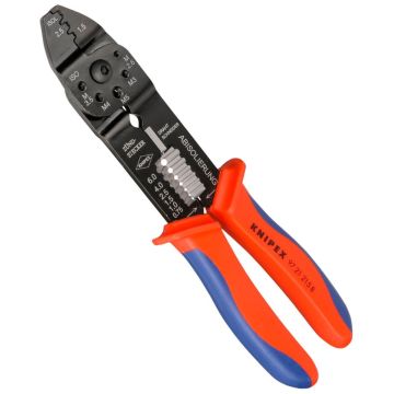 KNIPEX Presēšanas knaibles, brunētas, 215 mm