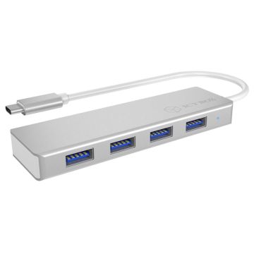 Raidsonic IB-HUB1425-C3 4xUSB-A Hub ar USB-C spraudni