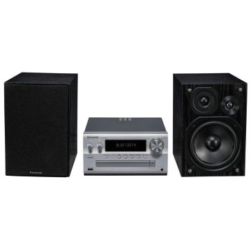 Panasonic SC-PMX94EG-S Mūzikas sistēma, CD/DAB+/FM/Bluetooth, 2 x 60W, sudraba