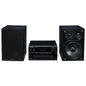 Panasonic SC-PMX94EG-K Mūzikas sistēma, CD/DAB+/FM/Bluetooth, 2 x 60W, melna