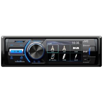 JVC KD-X561DBT Auto Radio ar 4 x 50W Bluetooth, USB un Alexa Balss Vadību (bez DAB Antenas)