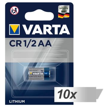 1x10 Varta Lithium CR 1/2 AA 700mAh 3V Inner Box