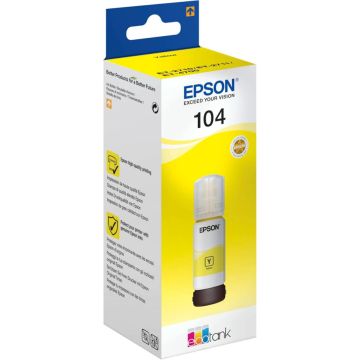 Epson EcoTank dzeltens T104 65 ml T00P4