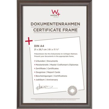 Walther Trendstyle Plastikāta Foto Rāmis, 21x29,7cm, DIN A4, Tērauda, KP130D