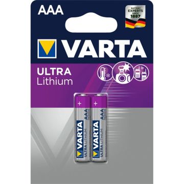 10x2 Varta Ultra Lithium Micro AAA LR 03