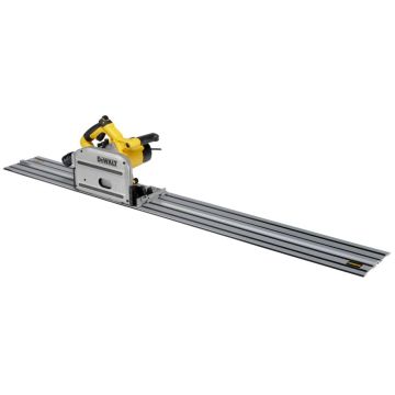 DeWalt DWS520KTR-QS plunge circular saw set including guide