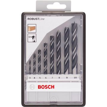 Bosch RobustLine urbju komplekts 3-10mm, 8 gab.