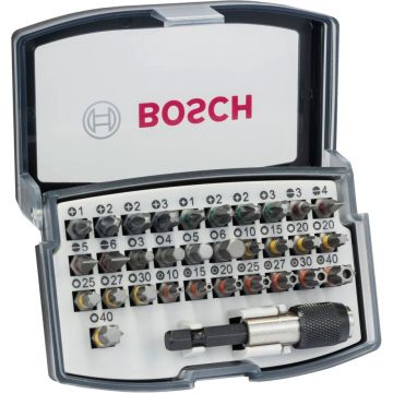 Bosch Pro Skrūvgriežu Uzgaļu Komplekts 32 gab.