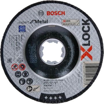 Bosch X-LOCK Griešanas Disks EfM 125x2,5mm