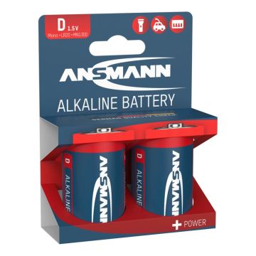 Ansmann Alkaline D LR20 X-Power baterijas 2 gab.