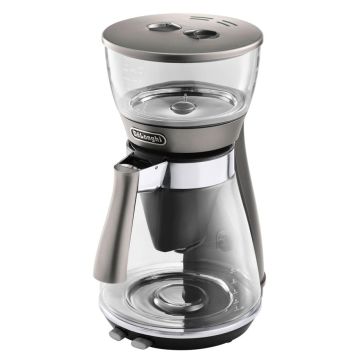 DeLonghi ICM 17210 automātiskais kafijas automāts ar programējamu taimeri, melns, 1000W