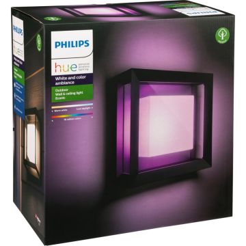 Philips Hue Econic LED Sconce squared melns