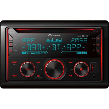 Pioneer FH-S820DAB Auto Radio ar 4 x 50W DAB+, Bluetooth un USB Atskaņošanu