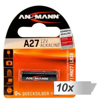 10x1 Ansmann A 27 LR 27