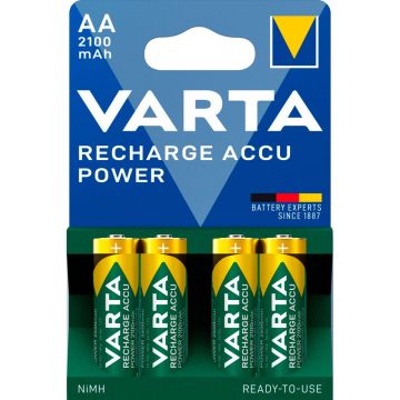 Varta AA Ready2Use NiMH 2100 mAh uzlādējamie akumulatori 4 gab.