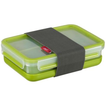 Emsa Clip&Go Lunchbox 518098 1,2l Transparent/Green