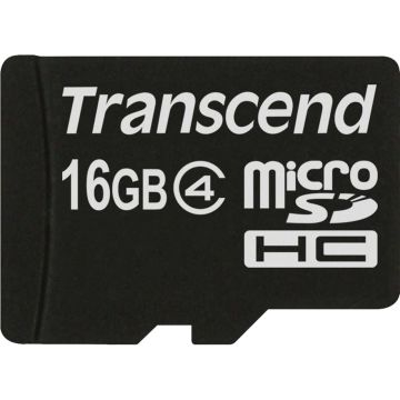 Transcend MicroSDHC Card 16GB Class 4