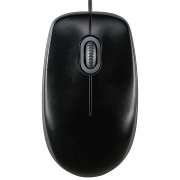 Logitech B110 Silent Datorpele, optiskā, 1000 DPI, klusā, melna