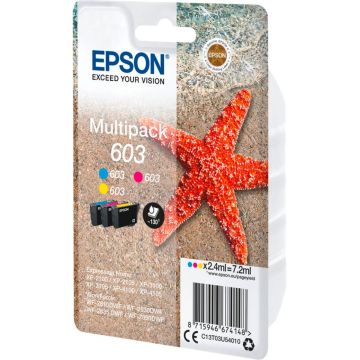 Epson Multipack 3-Krāsas 603 T03U5