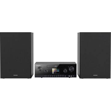 Grundig CMS 5000 BT DAB+WEB Mūzikas sistēma, CD/DAB+/FM/Interneta radio/Bluetooth, 2 x 20W