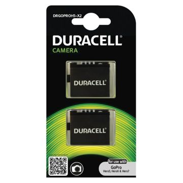 Duracell Li-Ion baterija 1250mAh GoPro Hero 5/6/7 2 gab.