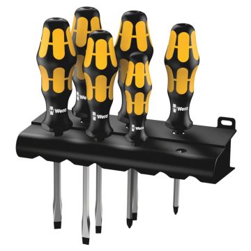 Wera 932 S/6 chisledriver + Rack