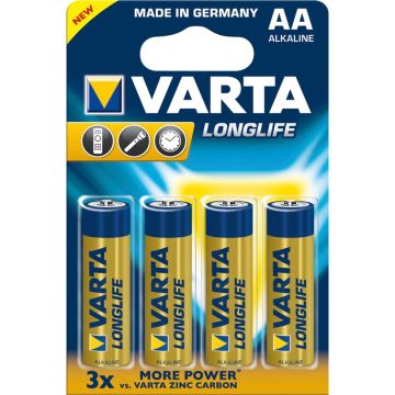 20x4 Varta Longlife Extra Mignon AA LR 6 PU inner box