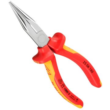 Knipex Apaļās Plakanknaibles Hromētas