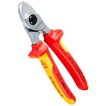 Knipex Izolētas Kabeļu Šķēres ar Ergonomiskiem Rokturiem