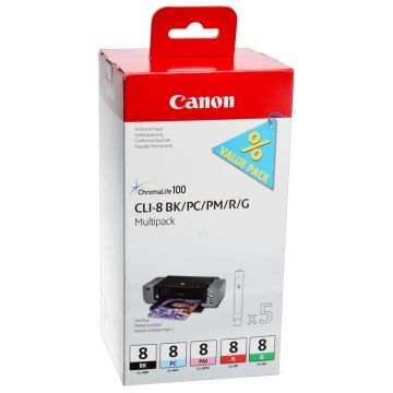 Canon CLI-8 multipaka BK/PC/PM/R/G