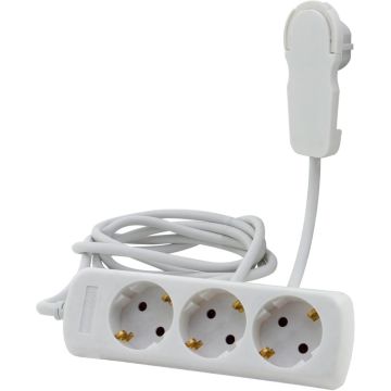 REV Multiple Socket Outlet 3-fold 2m white