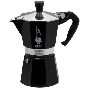 Bialetti Moka Express 6TZ melna kafijas krūze krūze