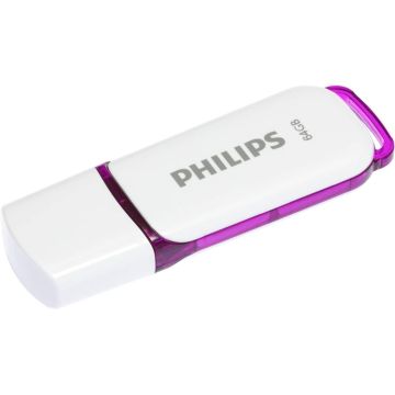 Philips USB 2.0 64GB Snow Edition lillā