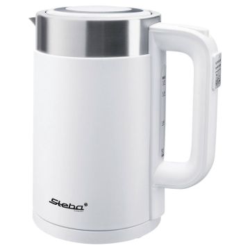 Steba WK 11 Bianco elektriskā tējkanna, balta, plastmasa, 1.7L, 2200W