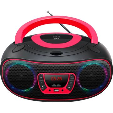 Denver TCL-212BT Radio, FM/CD/Bluetooth, baterijas/AC, rozā