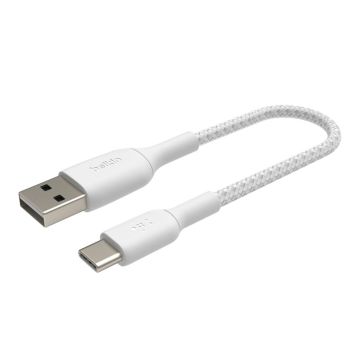 Belkin USB-C/USB-A kabelis 15cm pīts, balts