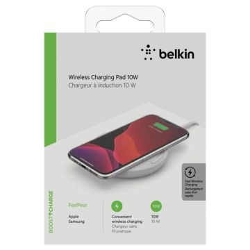 Belkin BOOST Lādēšanas paliktnis 10W Micro-USB kabelis ar adapteri, Balts