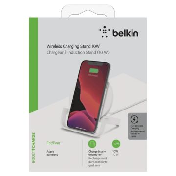 Belkin BOOST Charge Bezvadu Statīvs 10W Micro-USB Kabeļi, adapteri, balsti