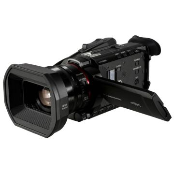 Panasonic HC-X1500E Profesionālā Videokamera, 4K 60p, 25x optiskā tālummaiņa, 1.0" MOS sensors, 3.5 collu LCD ekrāns, SD/SDHC/SDXC karte, melns