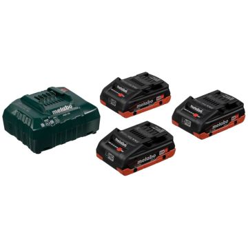 Metabo Basis-Komplekts ASC 30-36V + 3x 18V 4,0 Ah